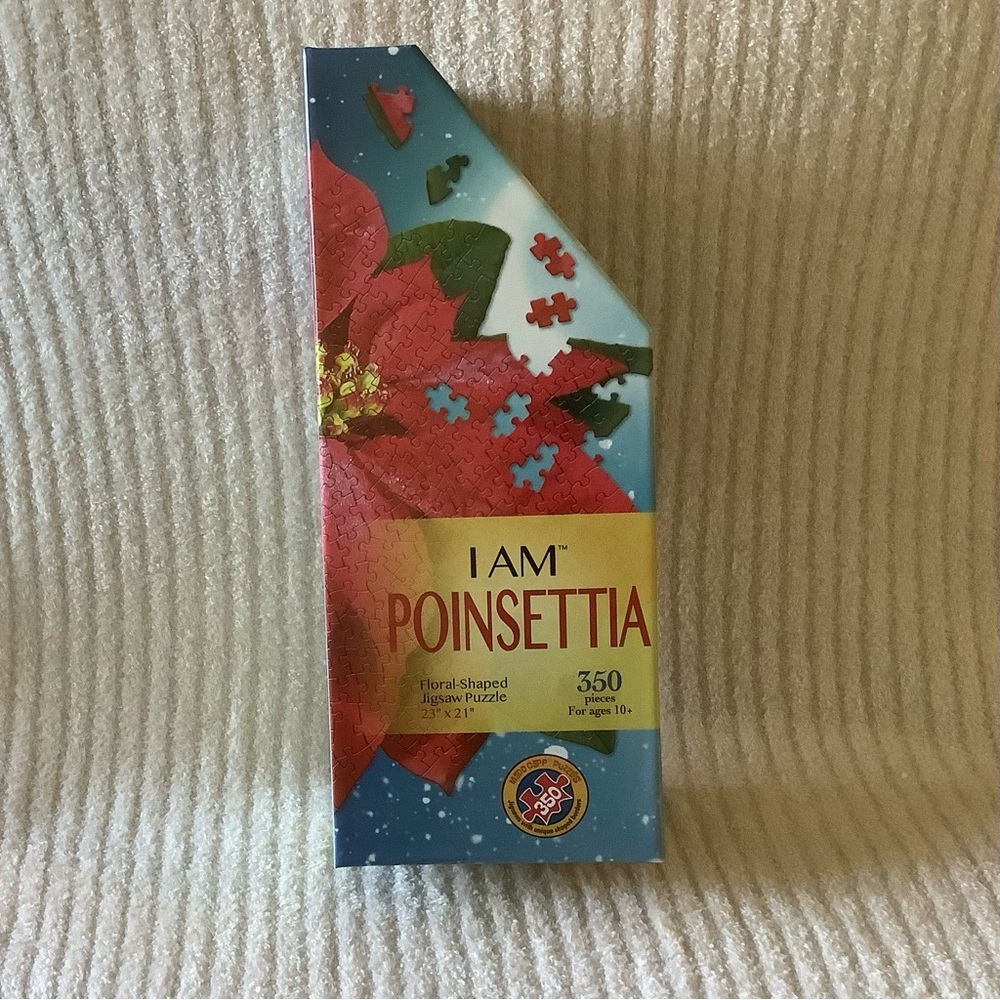 Brand New “I AM Poinsettia” Jigsaw Puzzle, 350 Pieces